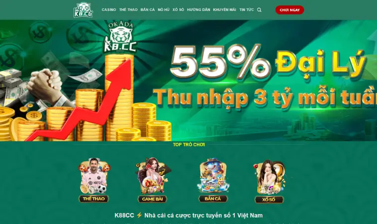 Đánh giá nhà cái K8CC – nơi giúp bạn giải tỏa căng thẳng hiệu quả