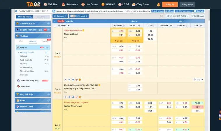 TA88 – phương án thông minh cho cược thủ thích thưởng đậm