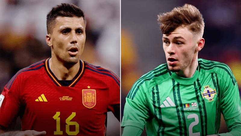 Thành Tích Đối Đầu Giữa Tây Ban Nha vs Bắc Ireland